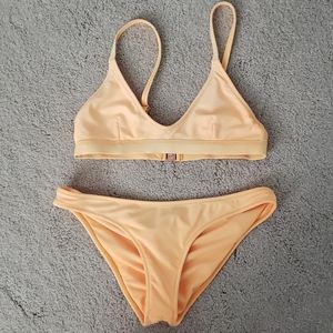 Tangerine whitefox bikini